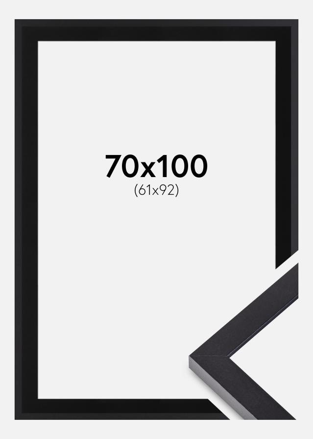 Ramme Selection Sort 70x100 cm - Passepartout Sort 62x93 cm