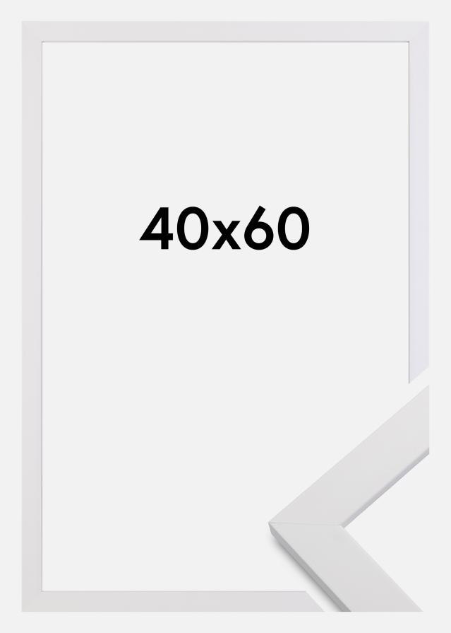 Ramme White Wood Akrylglas 40x60 cm