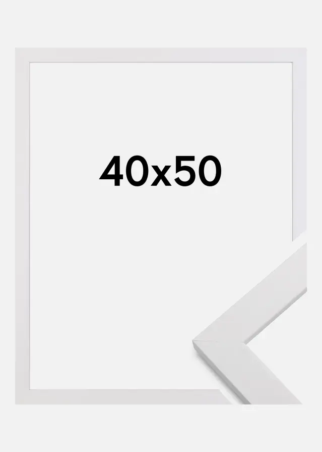 Ramme White Wood 40x50 cm