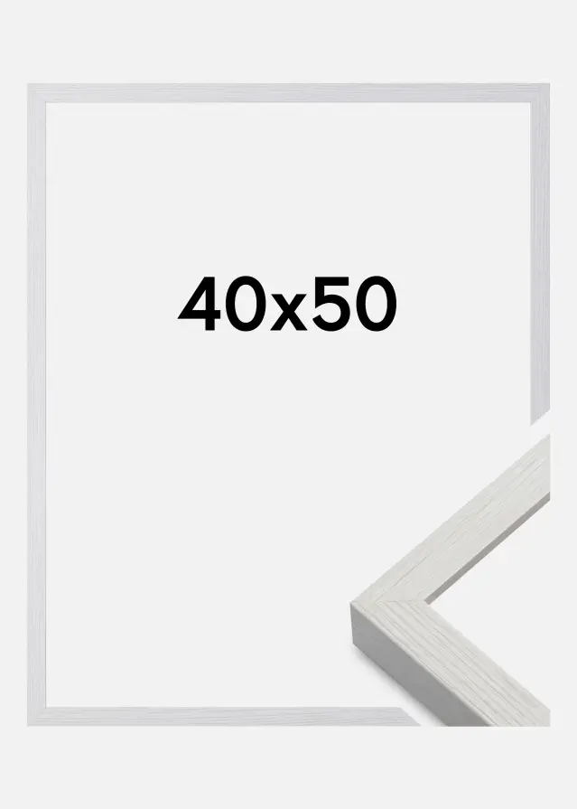 Ramme Nielsen Premium Quadrum snehvid 40x50 cm