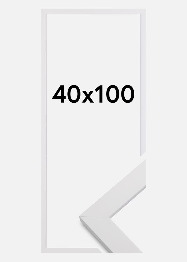 Ramme White Wood Akrylglas 40x100 cm