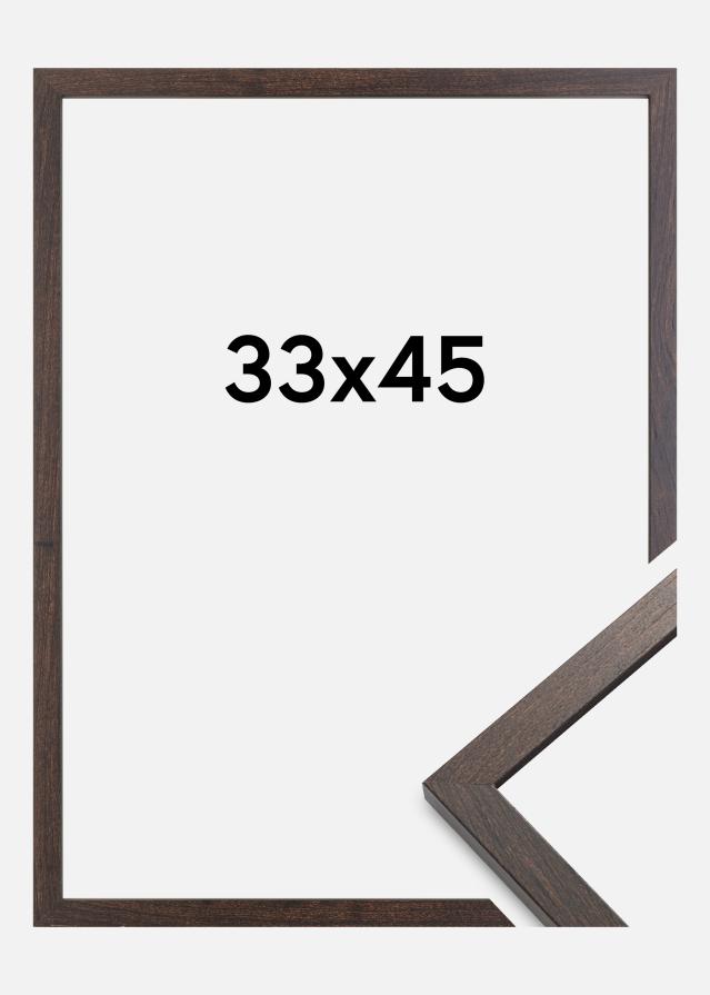 Ramme Trendy Akrylglas Valnød 33x45 cm