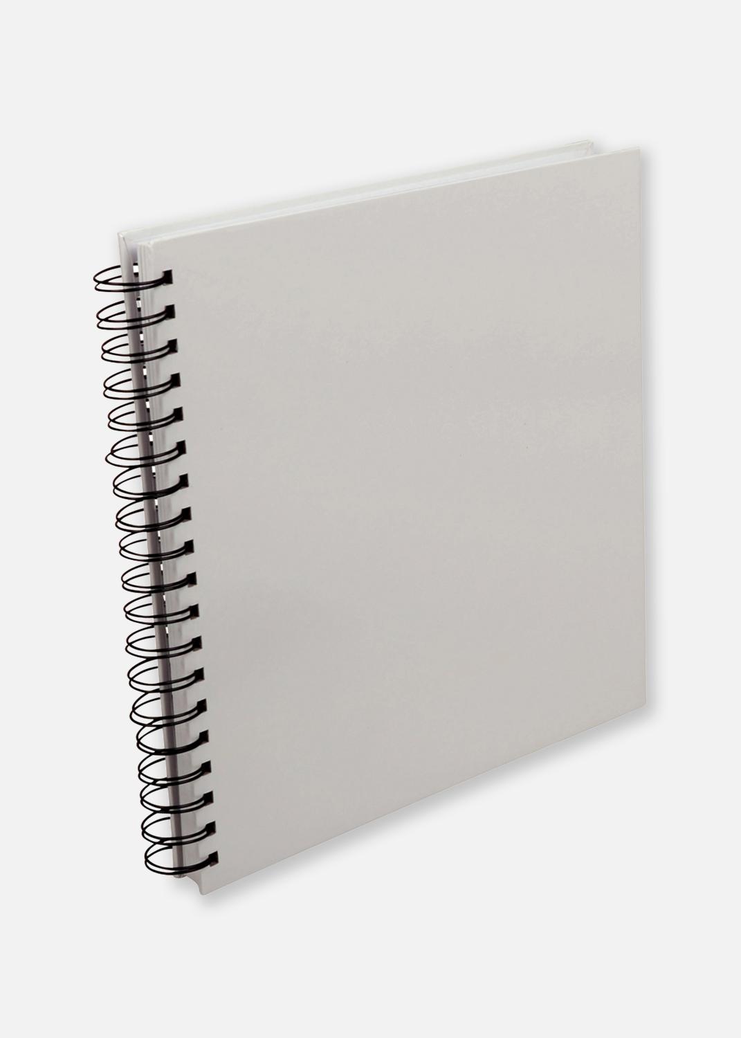 Product Image for Kvadratisk Spiralfotoalbum Hvid - 25x25 cm (80 Hvide sider / 40 ark)