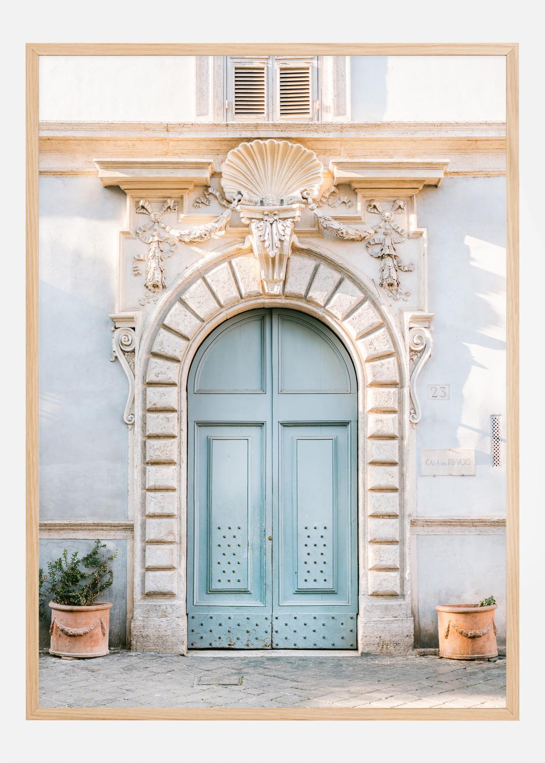 Product Image for Blue Rome Door Plakat (30x40 cm)