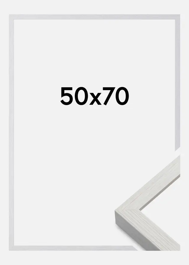 Ramme Nielsen Premium Quadrum snehvid 50x70 cm