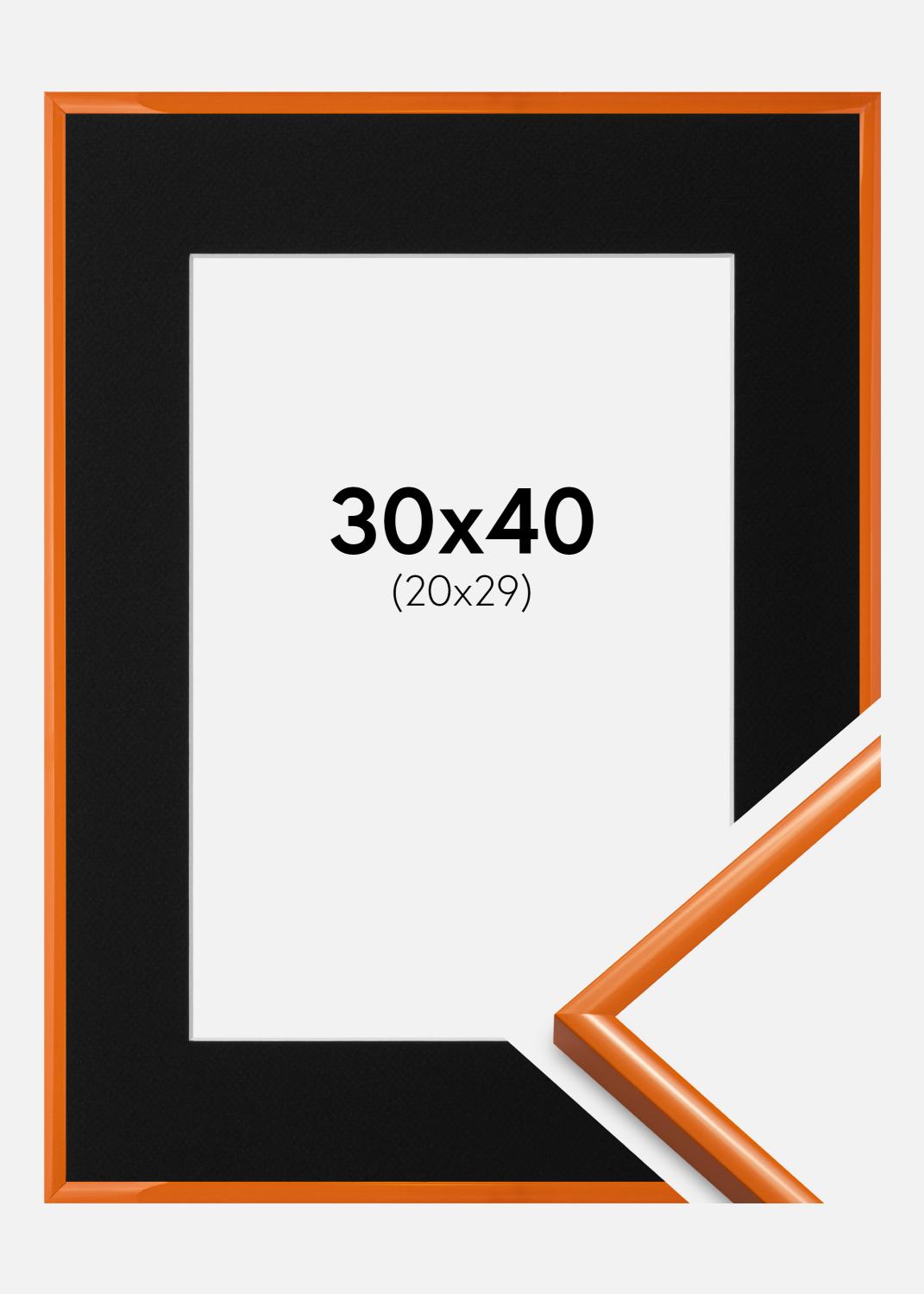 Product Image for Ramme New Lifestyle Lys Orange 30x40 cm - Passepartout Sort 21x30 cm