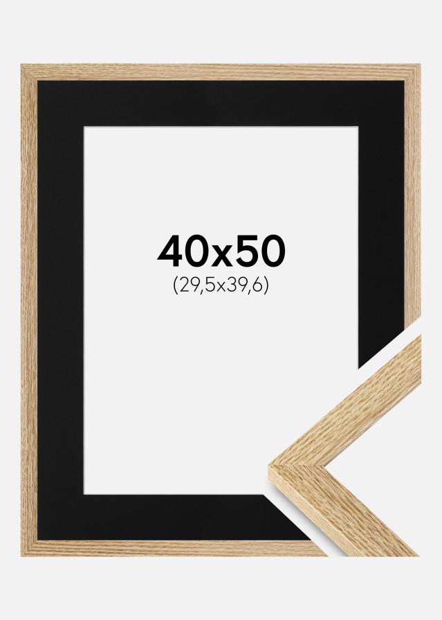 Ramme Selection Eg 40x50 cm - Passepartout Sort 12x16 inches