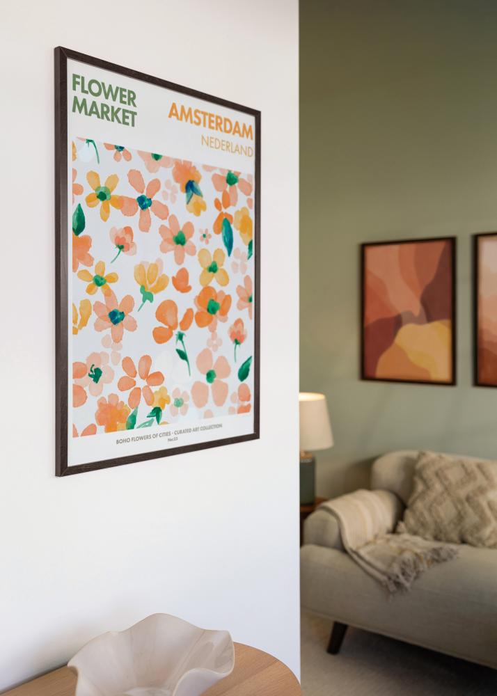 Ramme Trendy Akrylglas Valnød 50x70 cm