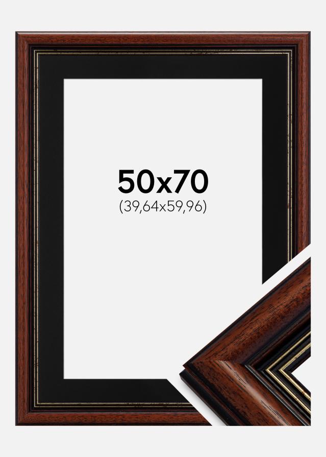 Ramme Old Retro 50x70 cm - Passepartout Sort 16x24 inches