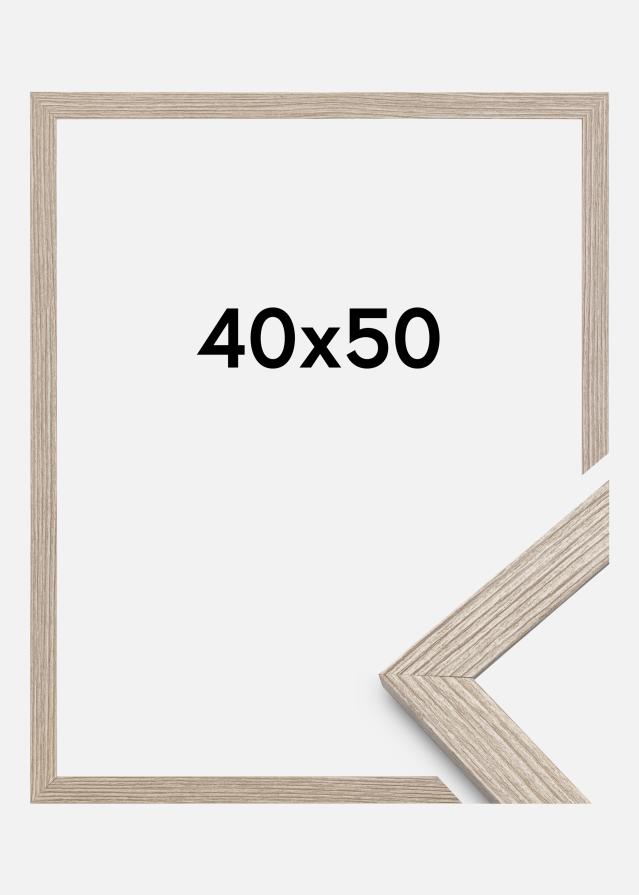 Ramme Stilren Akrylglas Greige Oak 40x50 cm