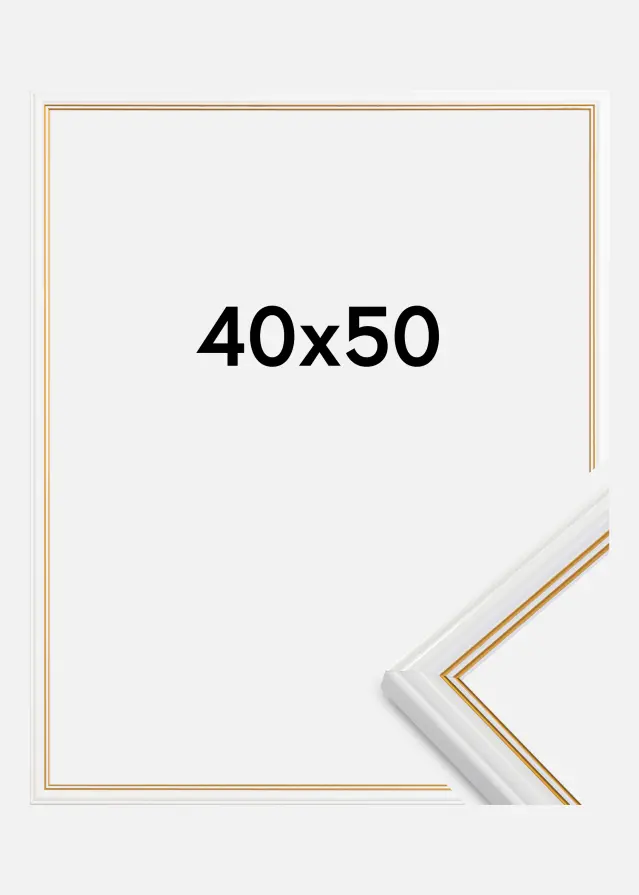 Ramme Classic Hvid 40x50 cm