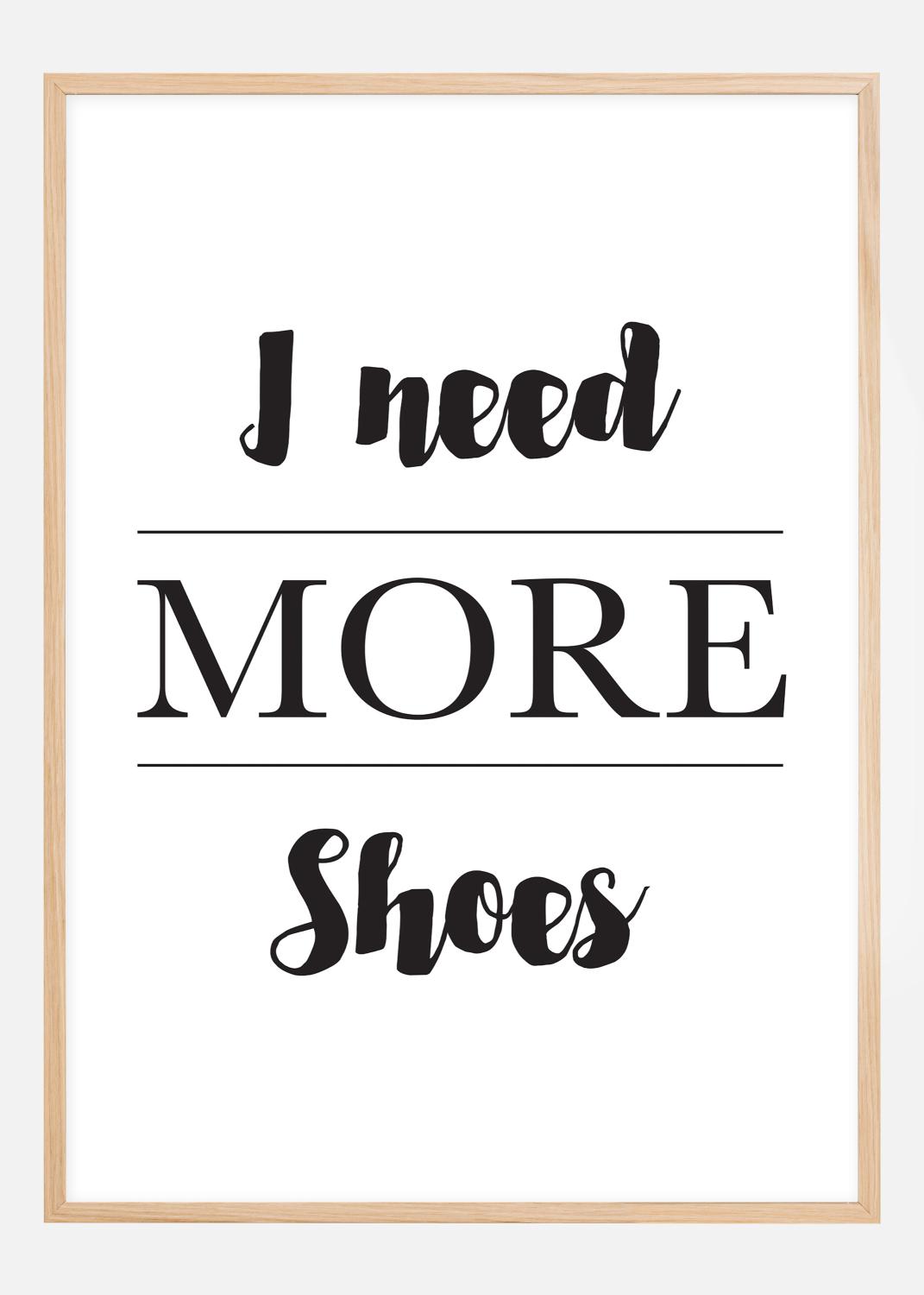 Product Image for More Shoes Plakat (21x29.7 cm (A4))