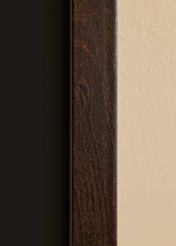 Ramme Selection Valnød 40x50 cm - Passepartout Sort 27x35 cm