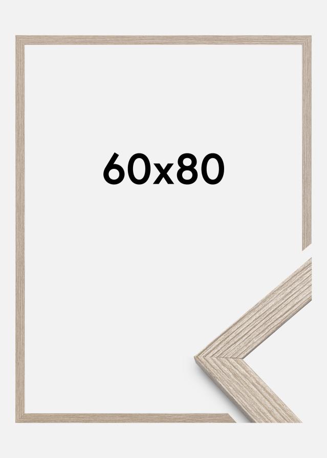 Ramme Stilren Akrylglas Greige Oak 60x80 cm