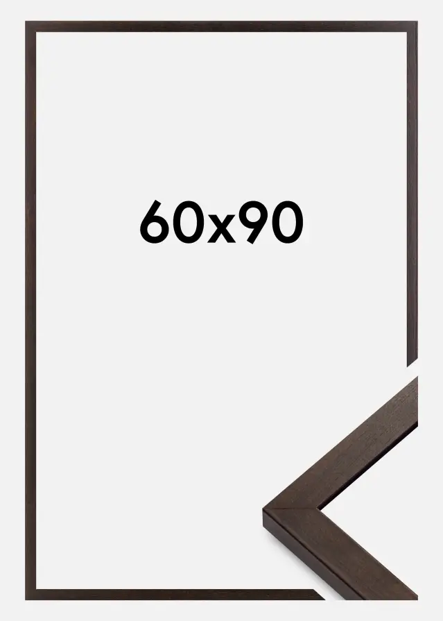Ramme Selection Akrylglas Valnød 60x90 cm