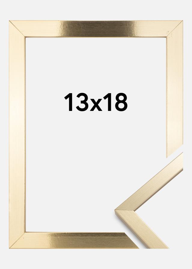 Ramme Trendy Akrylglas Guld 13x18 cm