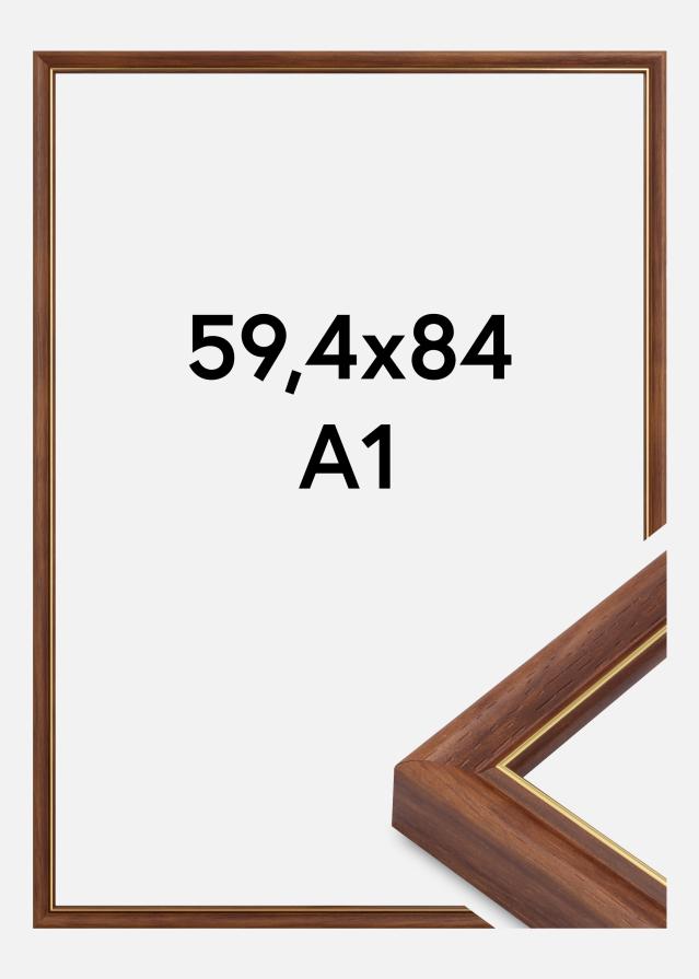 Ramme Canterbury Akrylglas Brun 59,4x84 cm (A1)