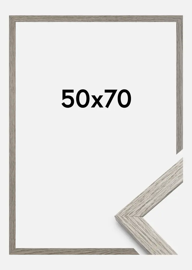 Ramme Stilren Akrylglas Grey Oak 50x70 cm