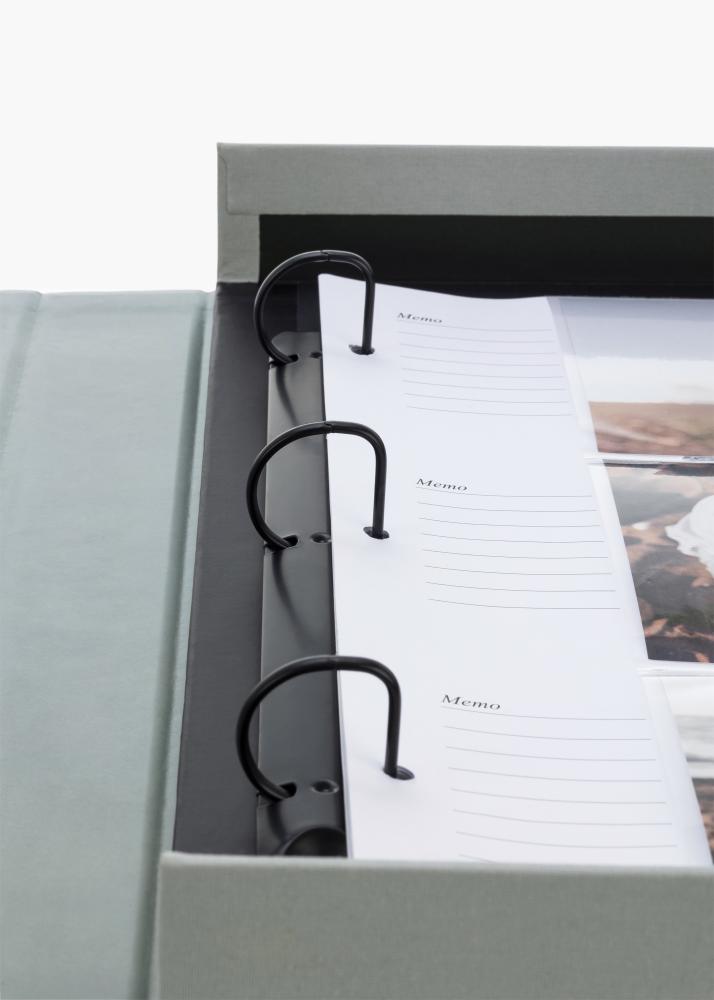 KAILA THROWBACK Grey XL - Coffee Table Photo Album - 60 Billeder i 10x15 cm