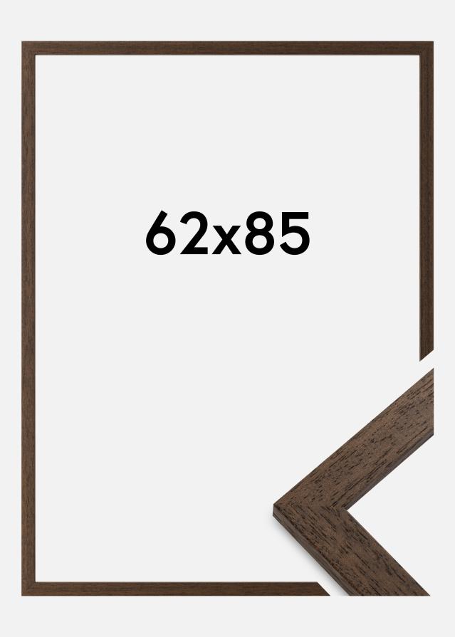 Ramme Brown Wood Akrylglas 62x85 cm