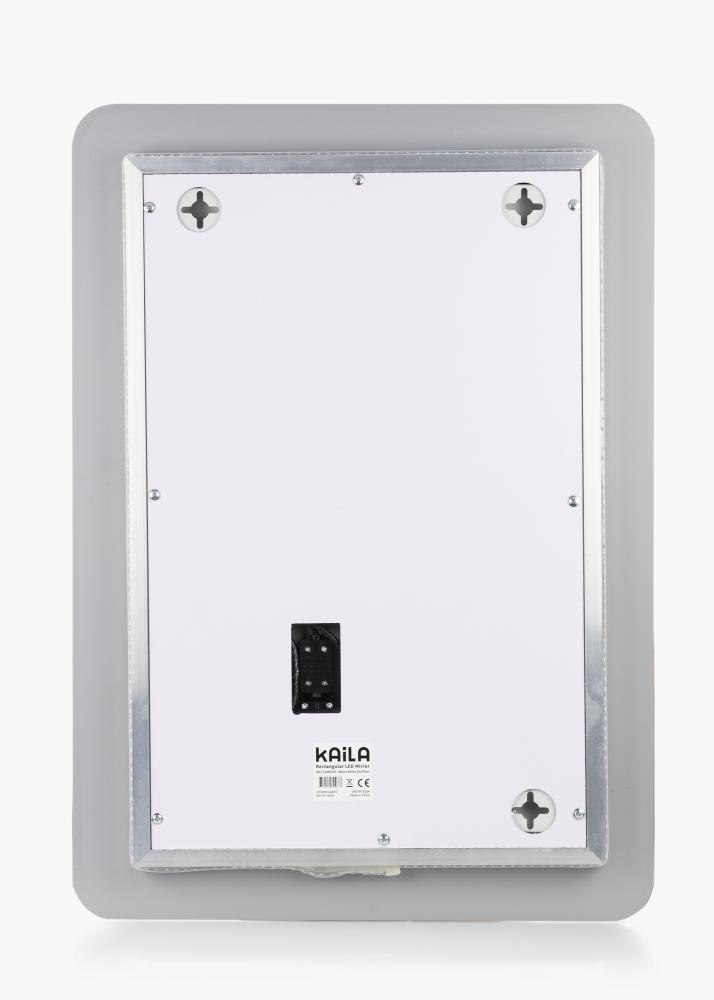 KAILA Spejl Soft Edges LED 50x70 cm