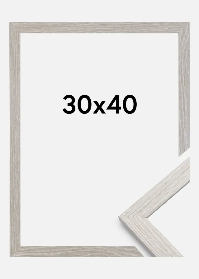Ramme Stilren Light Grey Oak 30x40 cm
