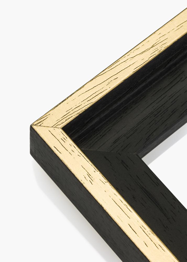 Svæveramme Madison Sort Guld 24x30 cm