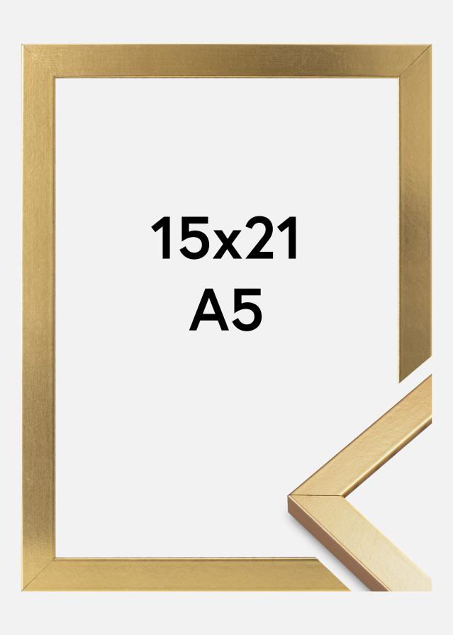Ramme Minerva Akrylglas Guld 15x21 cm (A5)