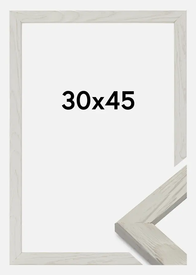 Ramme Segenäs Hvid 30x45 cm