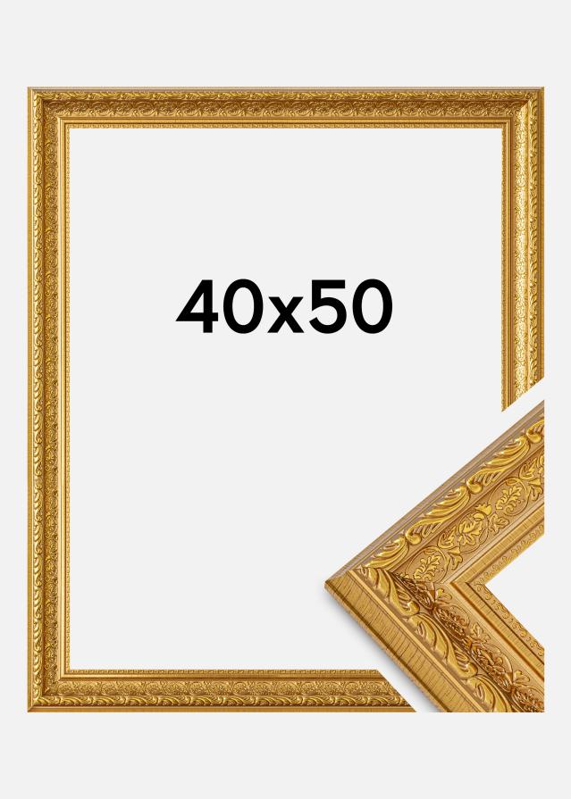 Ramme Ornate Akrylglas Guld 40x50 cm