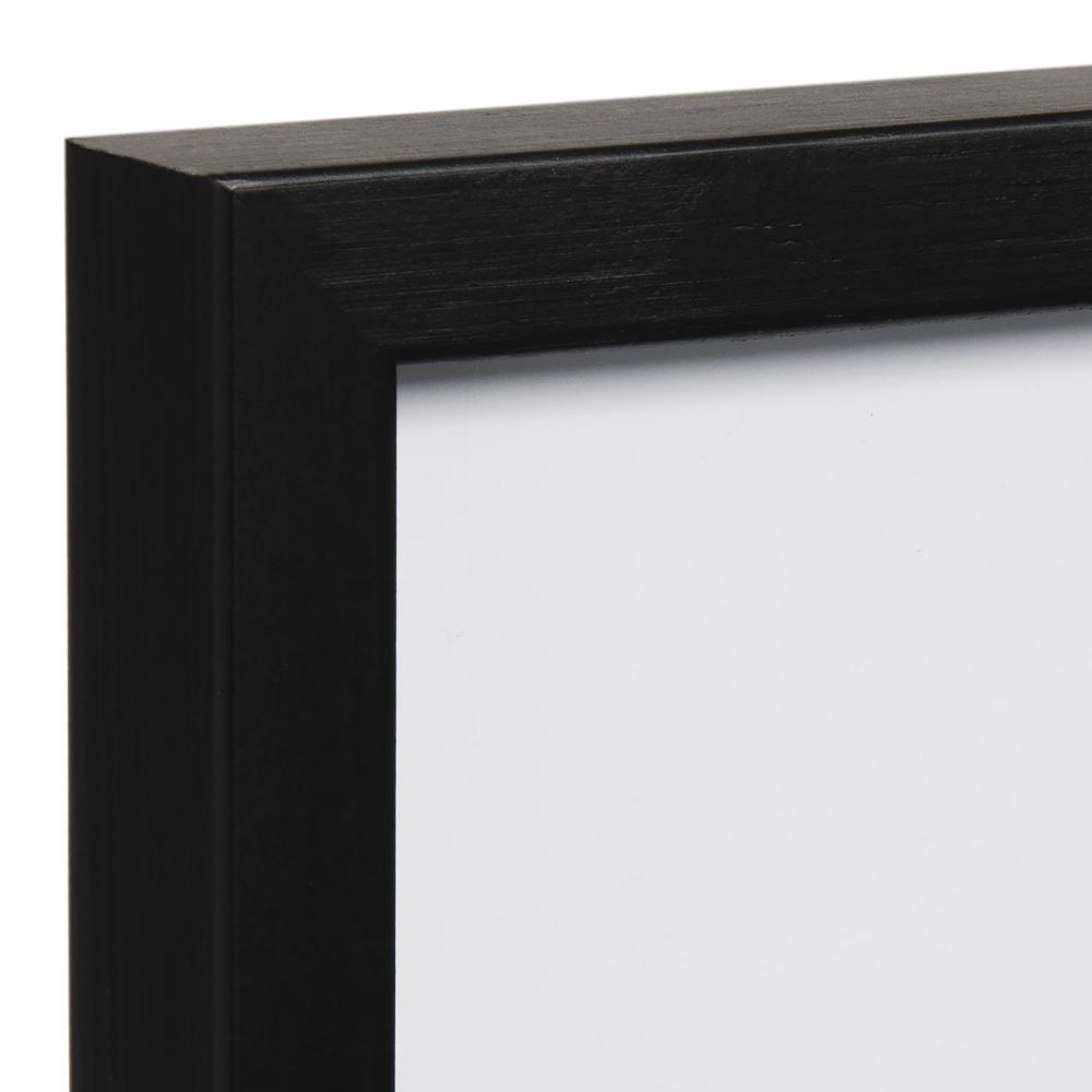 Ramme Oslo Sort 40x50 cm - Passepartout Sort 30x40 cm