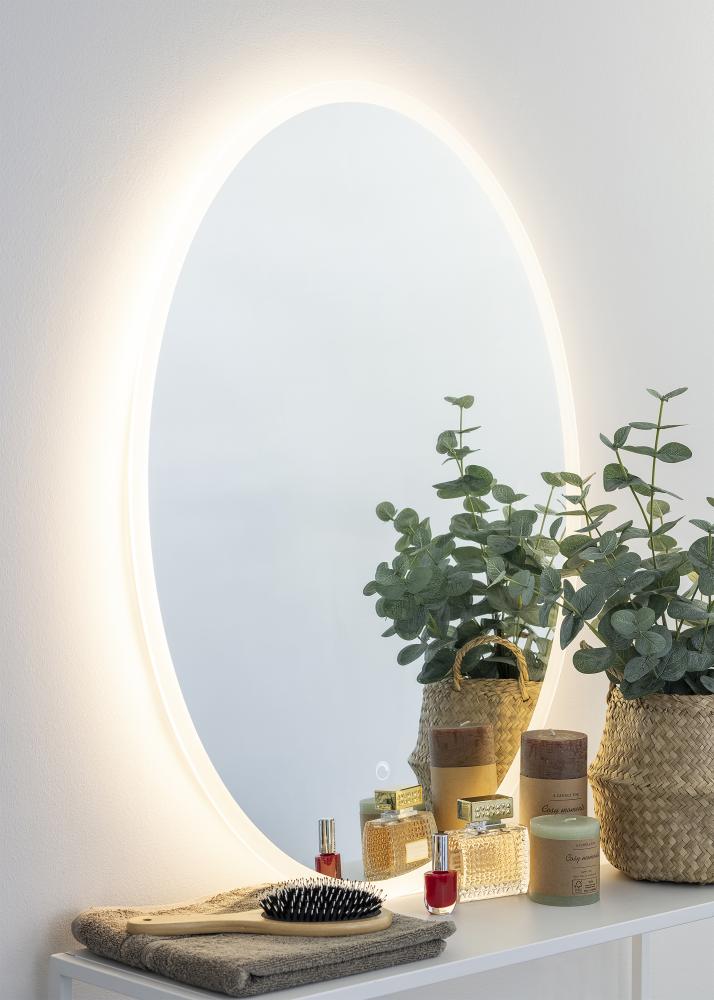 KAILA Spejl Oval LED 60x80 cm