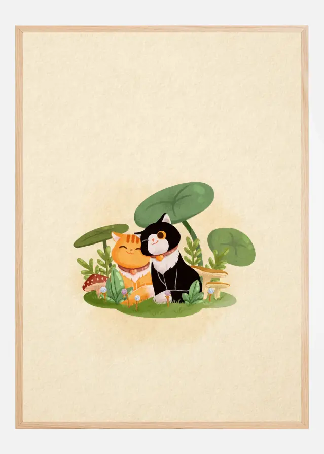 Cats in Love Plakat