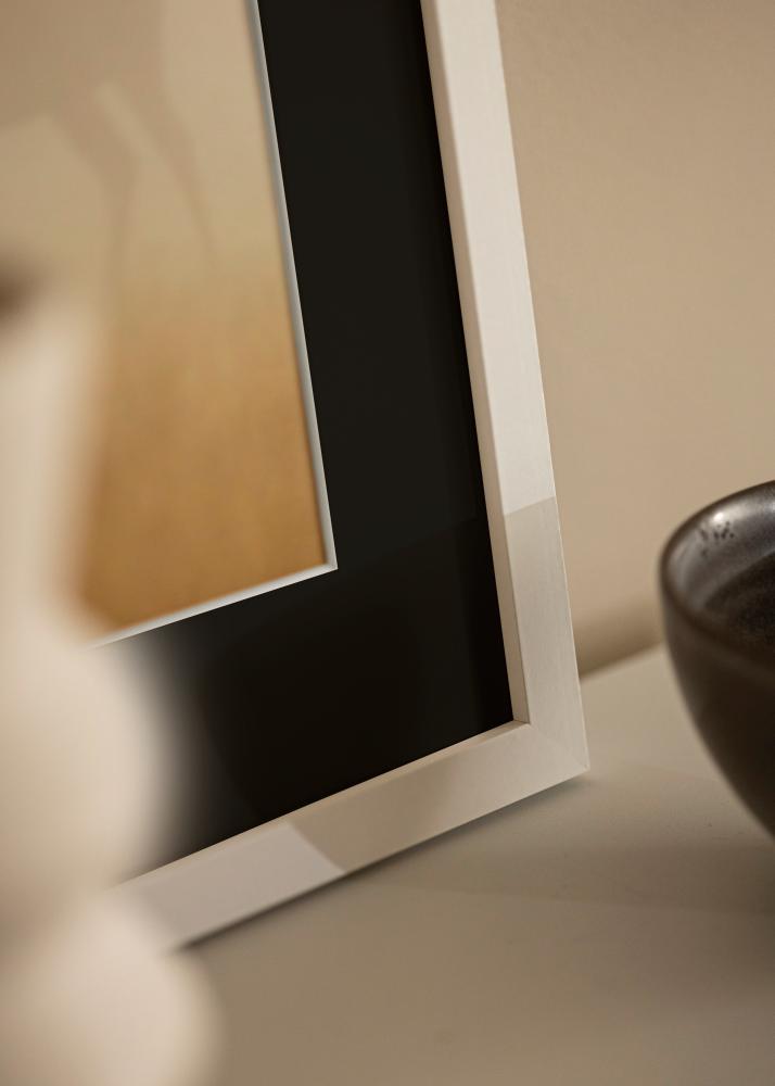 Ramme Selection Hvid 40x50 cm - Passepartout Sort 27x35 cm