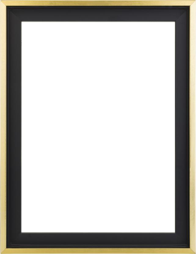 Svæveramme Tacoma Sort Guld 30x80 cm