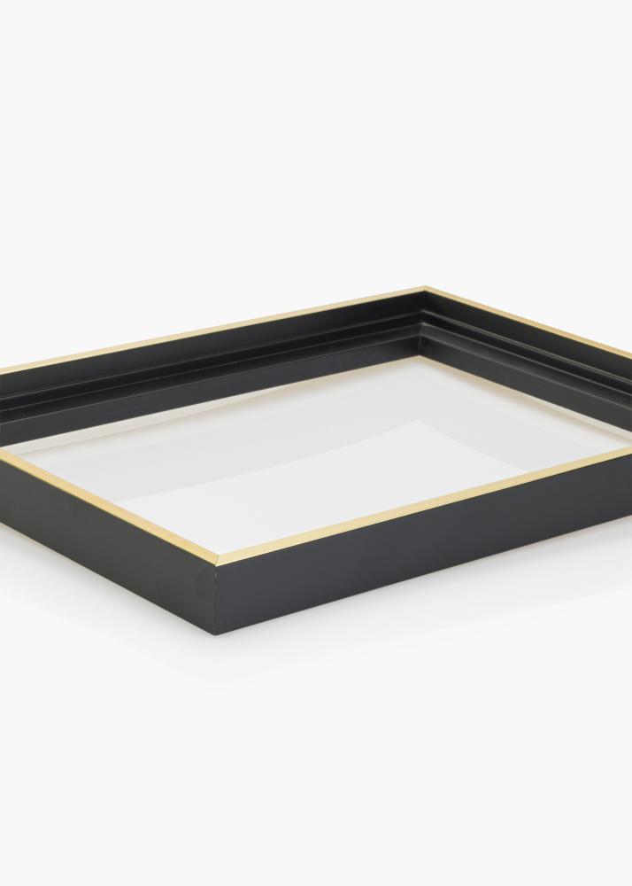 Svæveramme Tacoma Sort Guld 60x90 cm