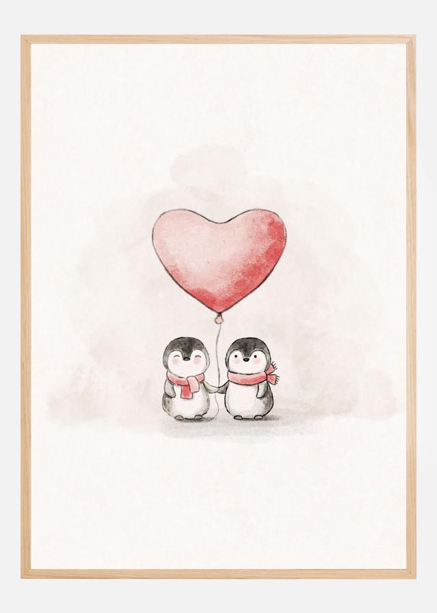 Penguin in Love Plakat