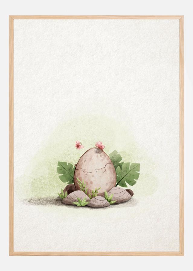 Kawaii Dinosaur Plakat