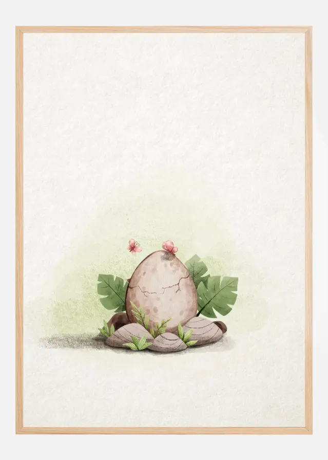 Kawaii Dinosaur Plakat