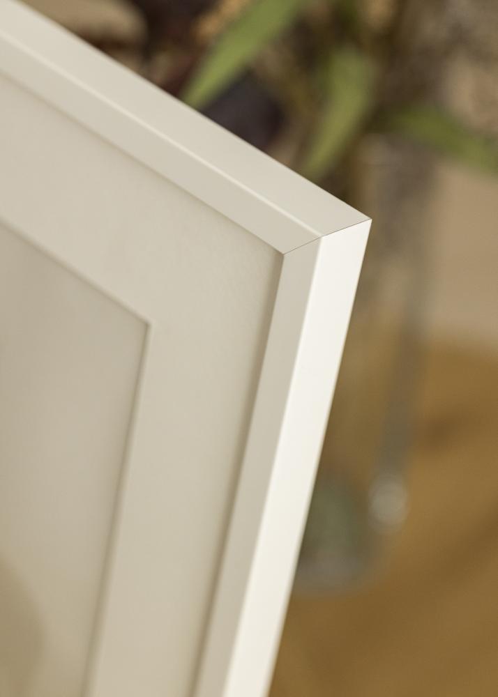 Ramme E-Line Hvid 30x40 cm - Passepartout Hvid 20x28 cm