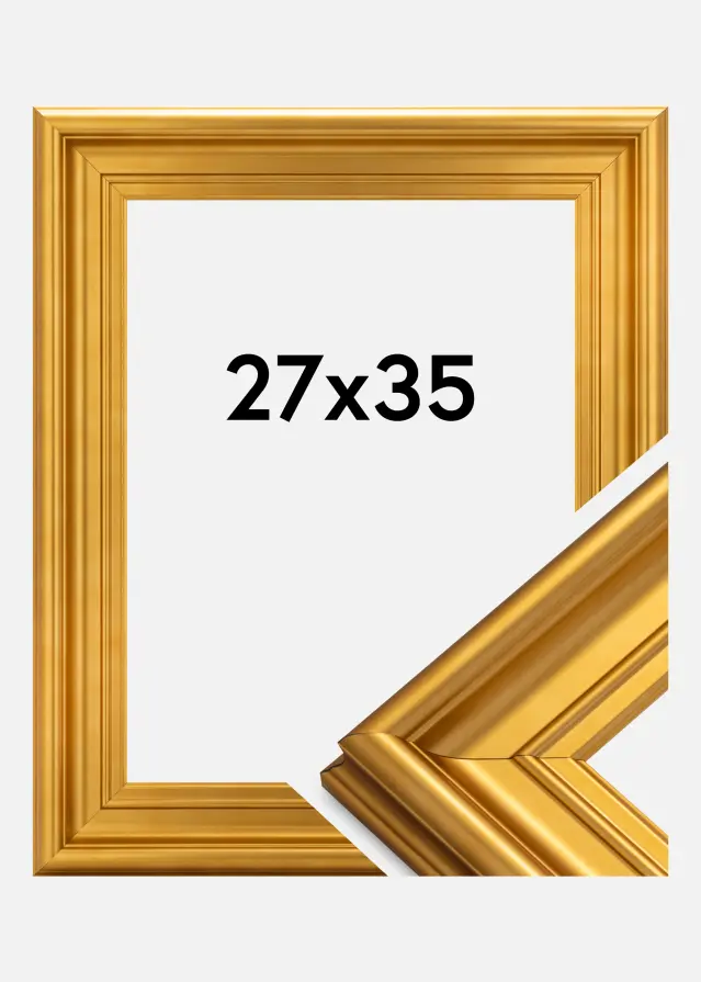 Ramme Mora Premium Guld 27x35 cm
