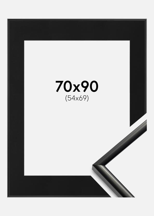 Ramme New Lifestyle Sort 70x90 cm - Passepartout Sort 55x70 cm