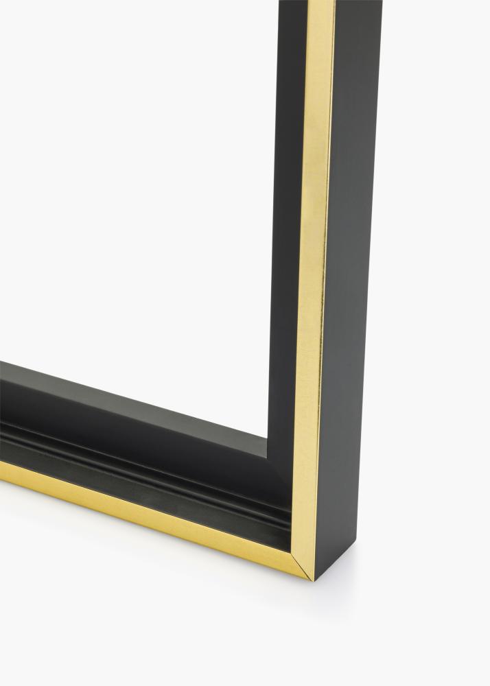 Svæveramme Tacoma Sort Guld 60x90 cm