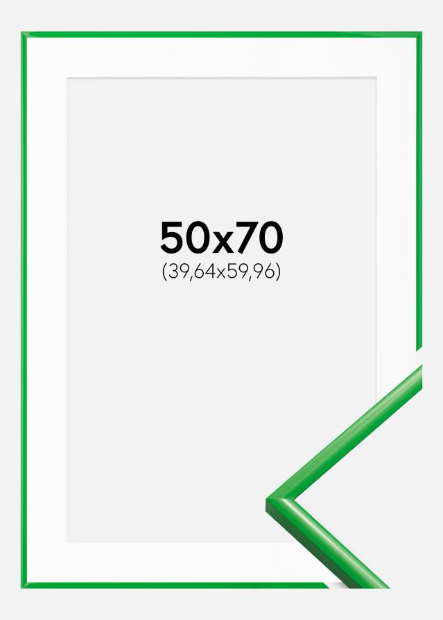 Ramme New Lifestyle Grass Green 50x70 cm - Passepartout Hvid 16x24 inches