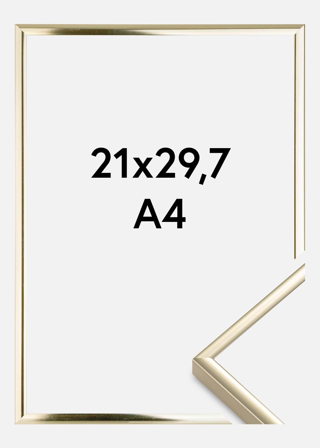 Product Image for Ramme Aluminium Akrylglas Blank Guld 21x29,7 cm (A4)
