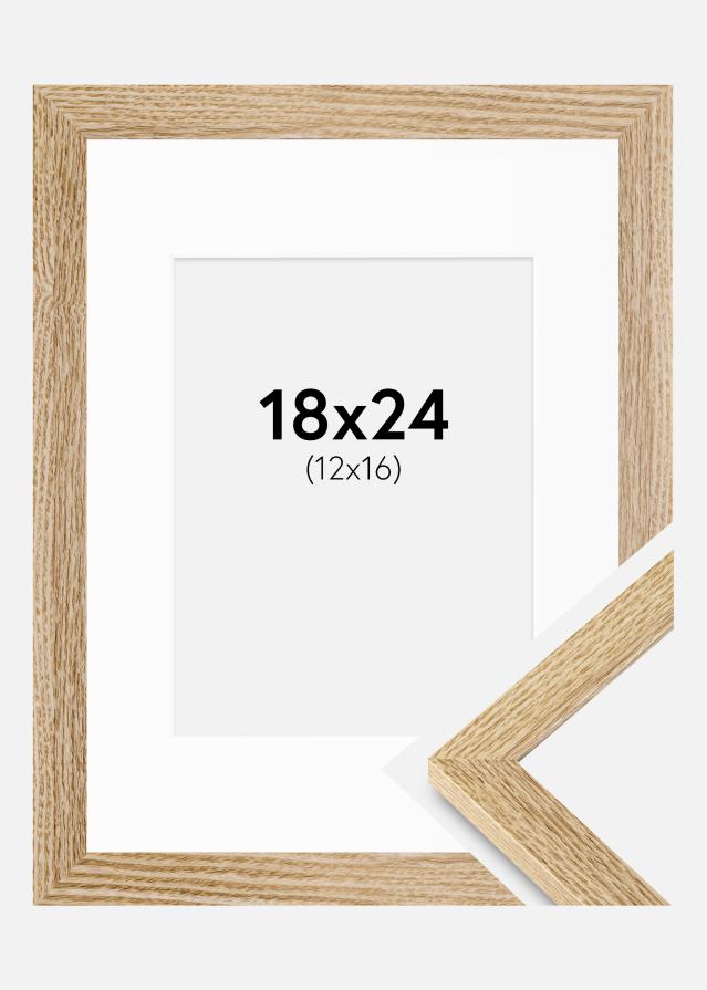 Ramme Selection Eg 18x24 cm - Passepartout Hvid 13x17 cm