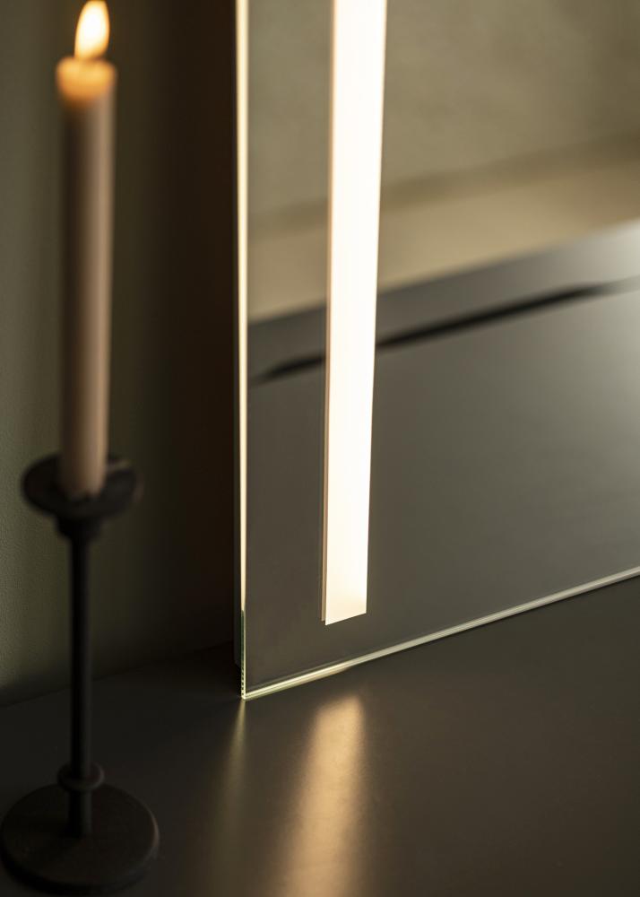 KAILA Spejl Stripes LED 91x109 cm