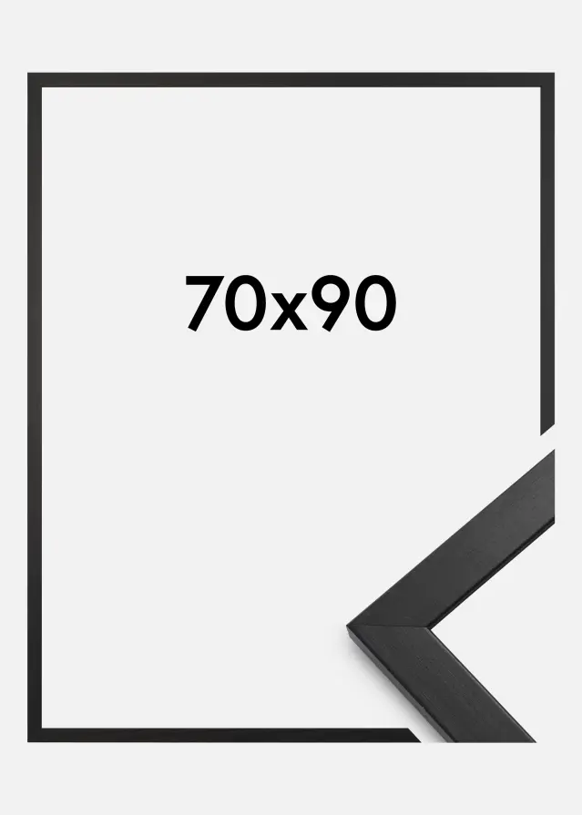 Ramme Stilren Sort 70x90 cm
