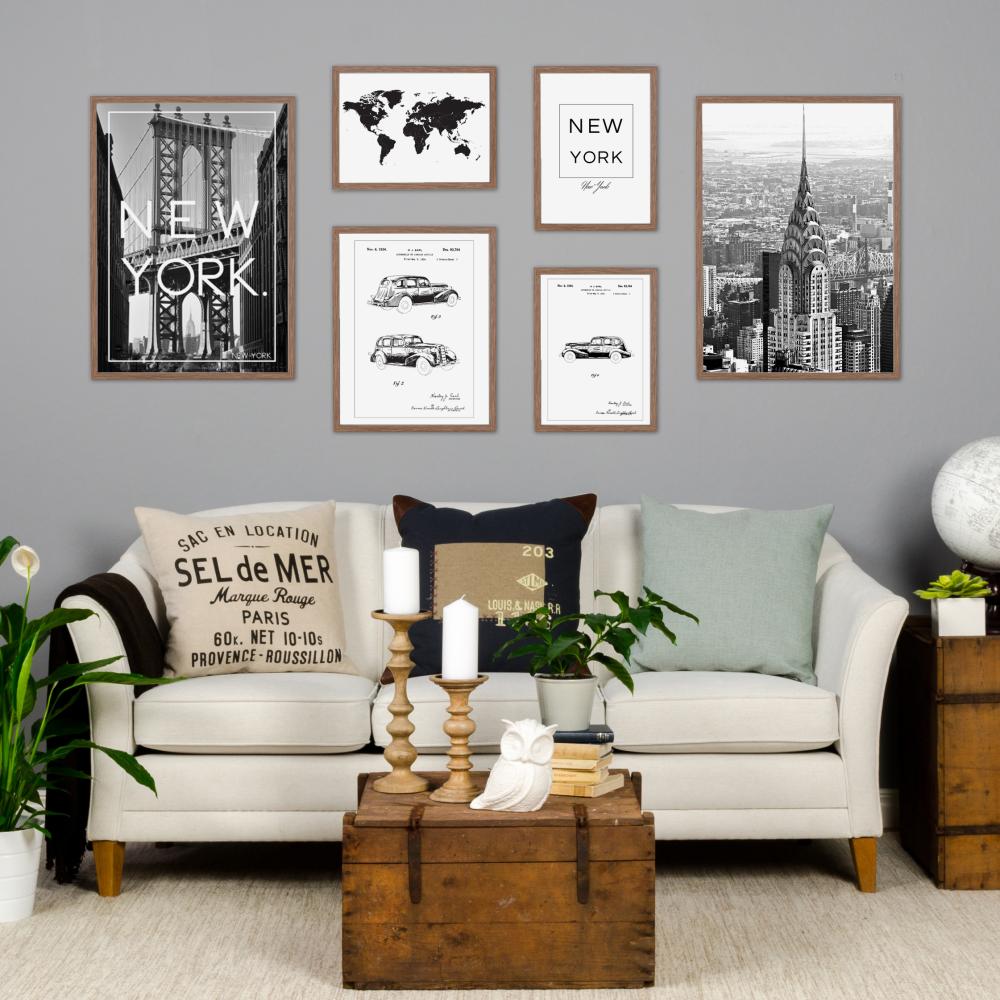 Patenttegning - La Salle III Plakat