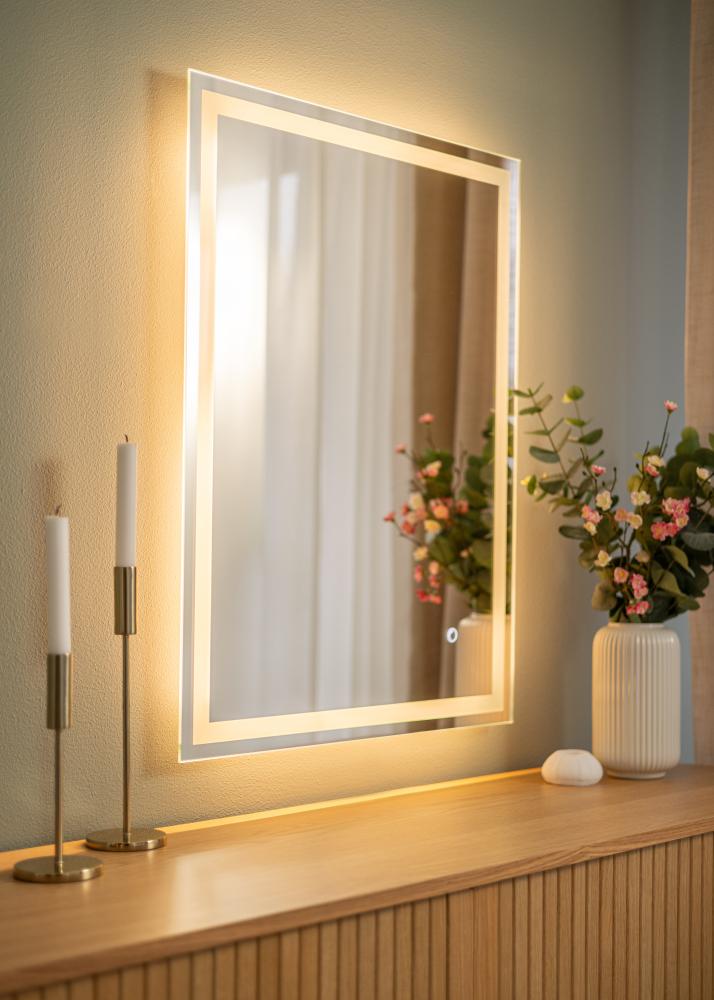 KAILA Spejl Rectangle LED 60x80 cm